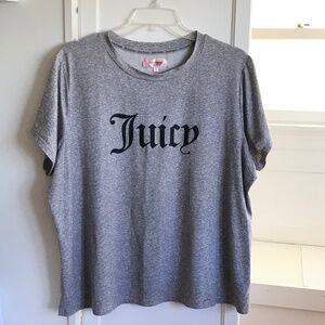 JUICY COUTURE Sleep Shirt Short Sleeve Tee Shirt Women’s Plus Size 1X
